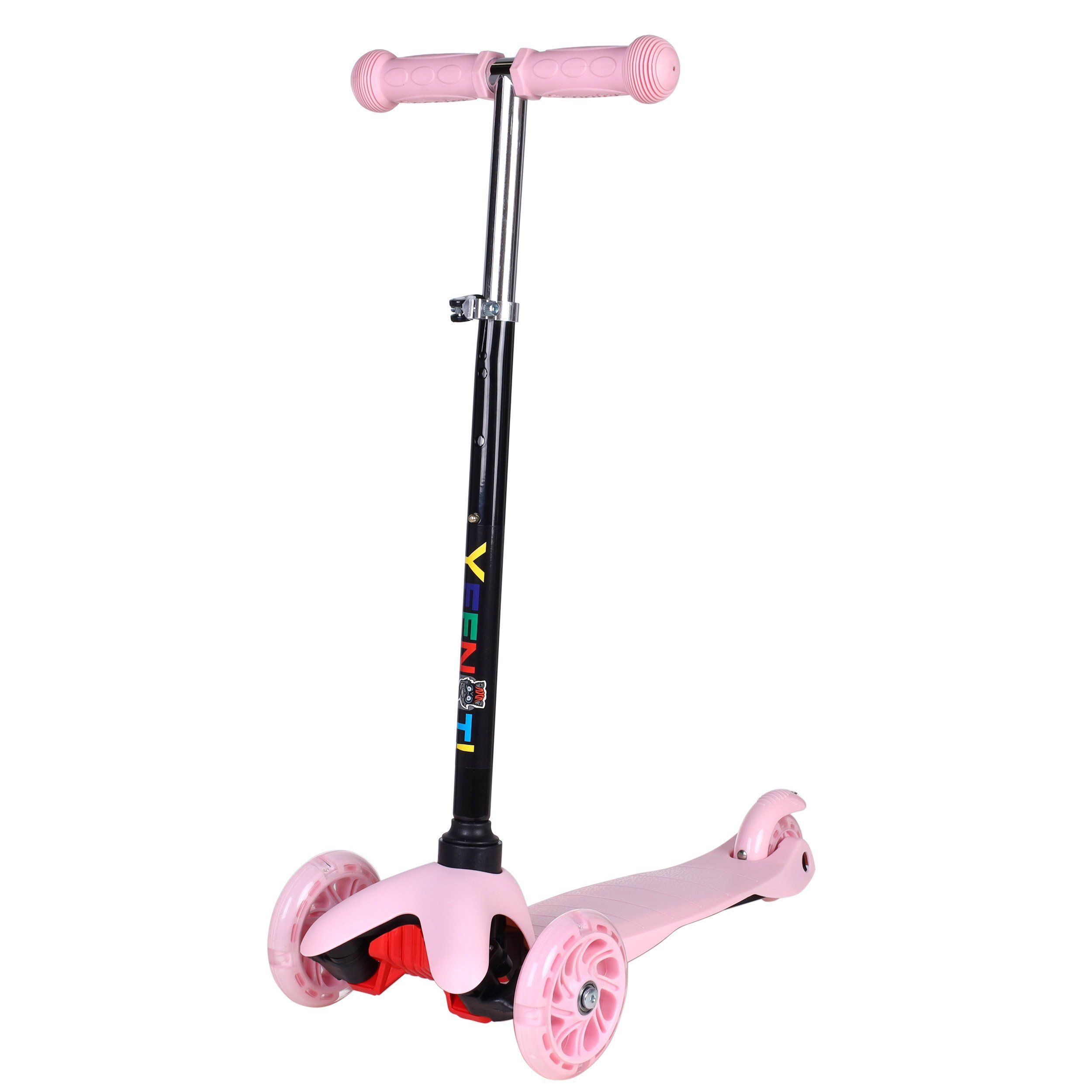 Самокат трехколесный от 2-х лет Yeenot Kids GT4105, розовый