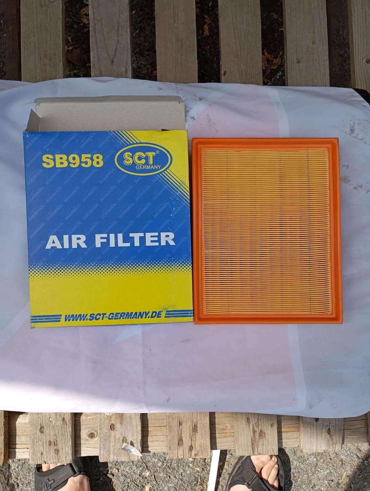 Фильтр воздуш. SCT SB 958 VW Transporter/Bus T4 (12)