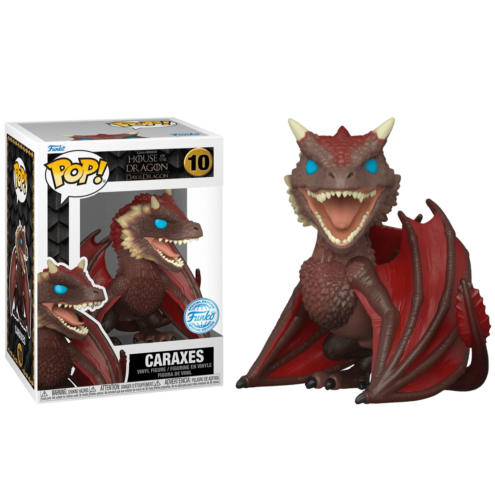 Фигурка Funko POP! Дракон Караксес (Caraxes) #10 (Эксклюзив