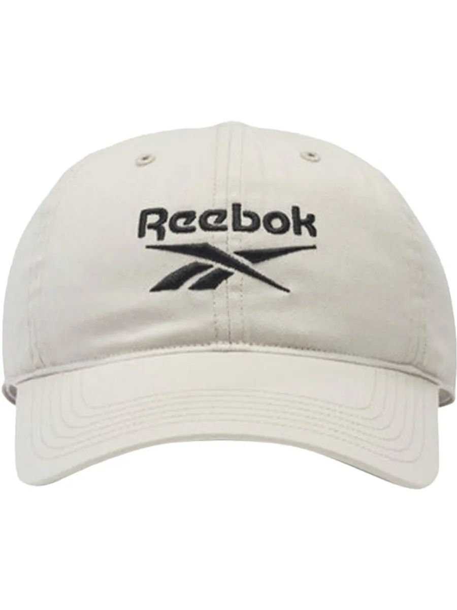 White Reebok Cap Бейсболка шести-/восьмиклинка Reebok Logo Cap купить на OZON по низкой ...