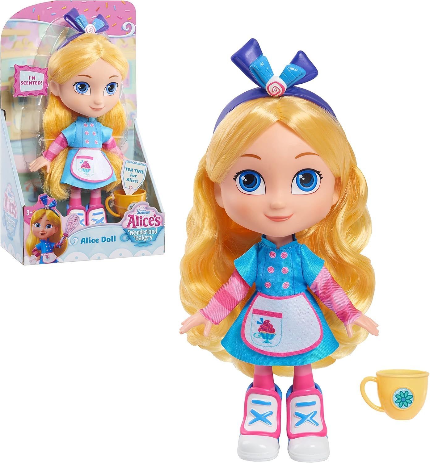 Кукла Disney Junior Алиса в Стране Чудес: Пекарня Алисы , 25 см, с аксессуарами