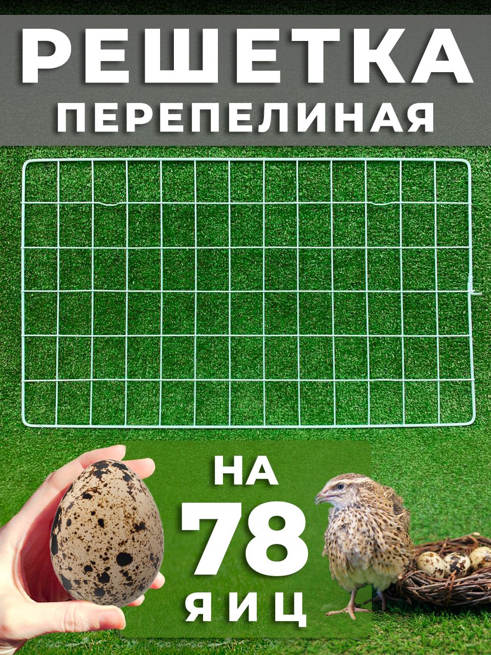 Решеткаперепелинаяна78ячейкидляинкубатораНесушка36,№3