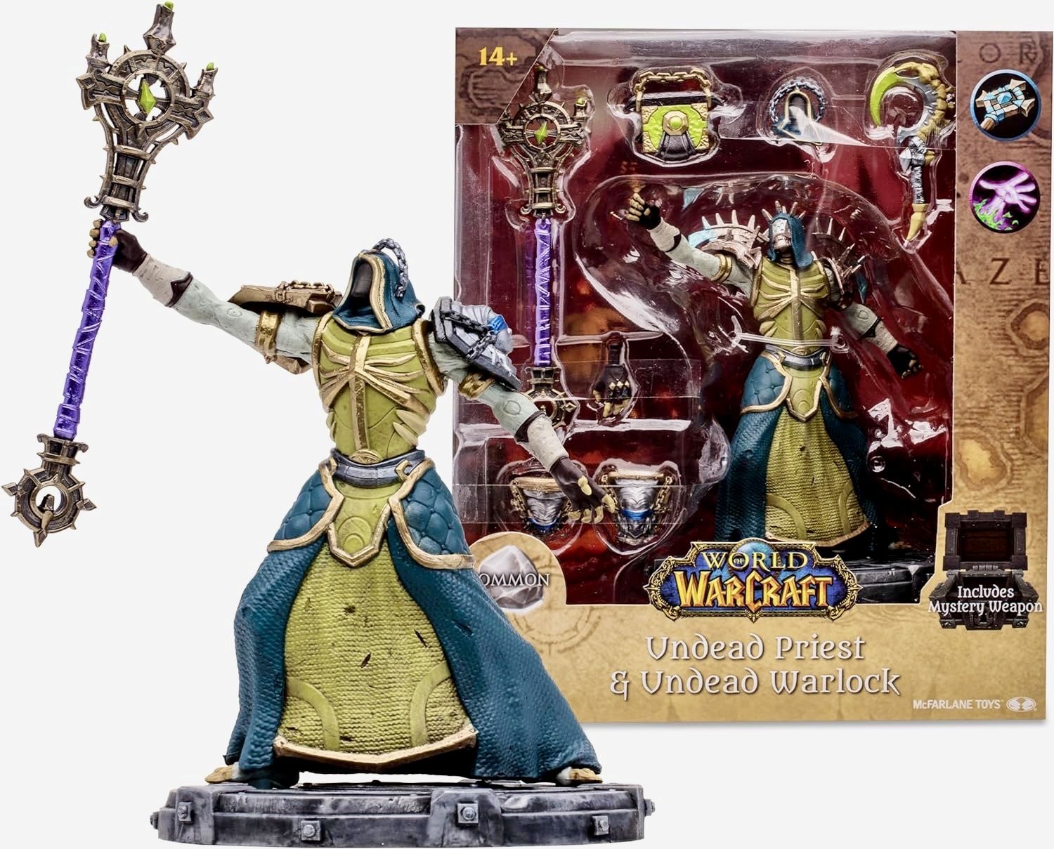 World of Warcraft / Мир Варкрафта Фигурка Нежити: Жрец / Чернокнижник 15 см
