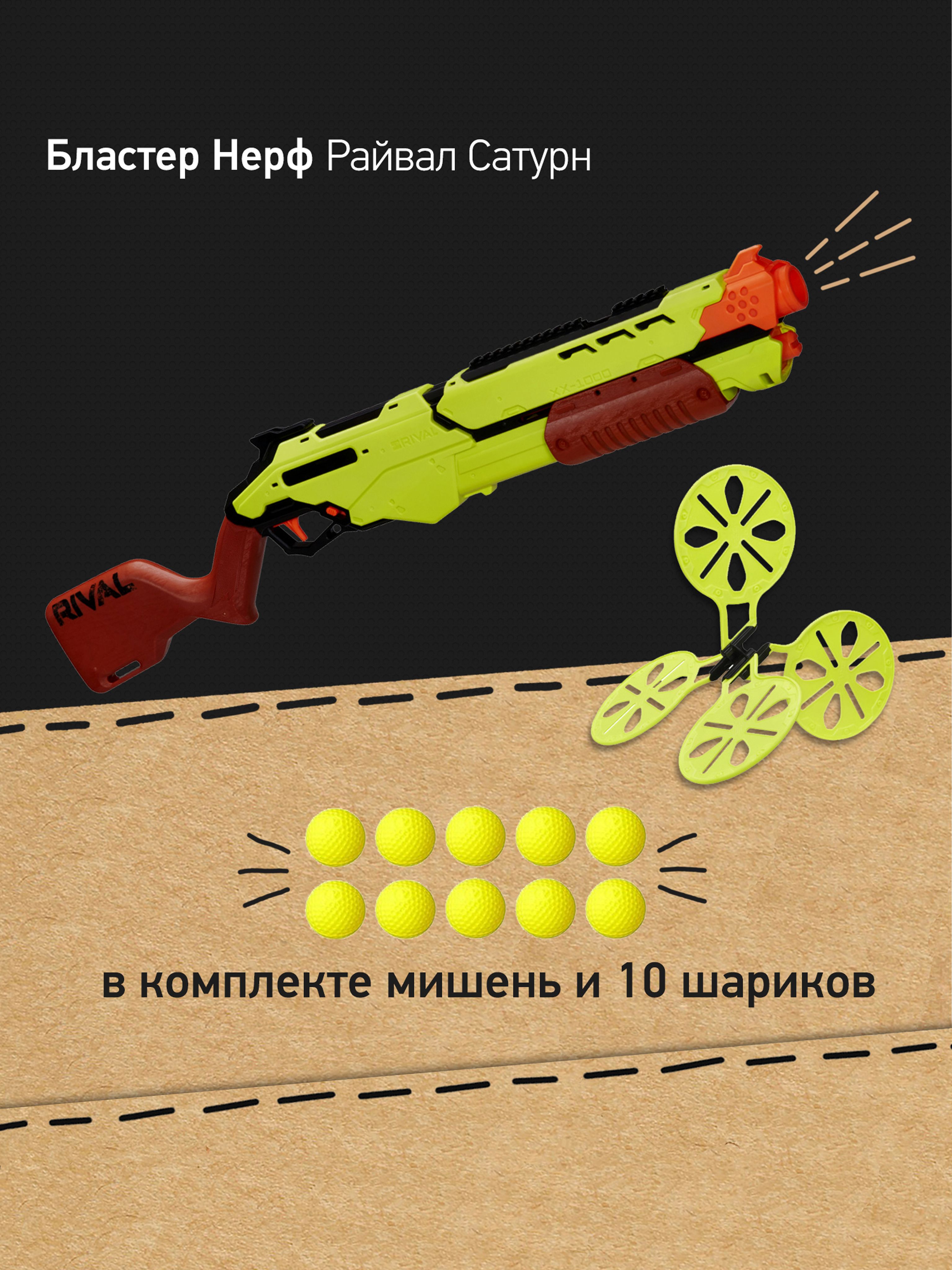 Бластер Нерф Райвал Сатурн - Nerf Rival Saturn XX-1000, дробовик