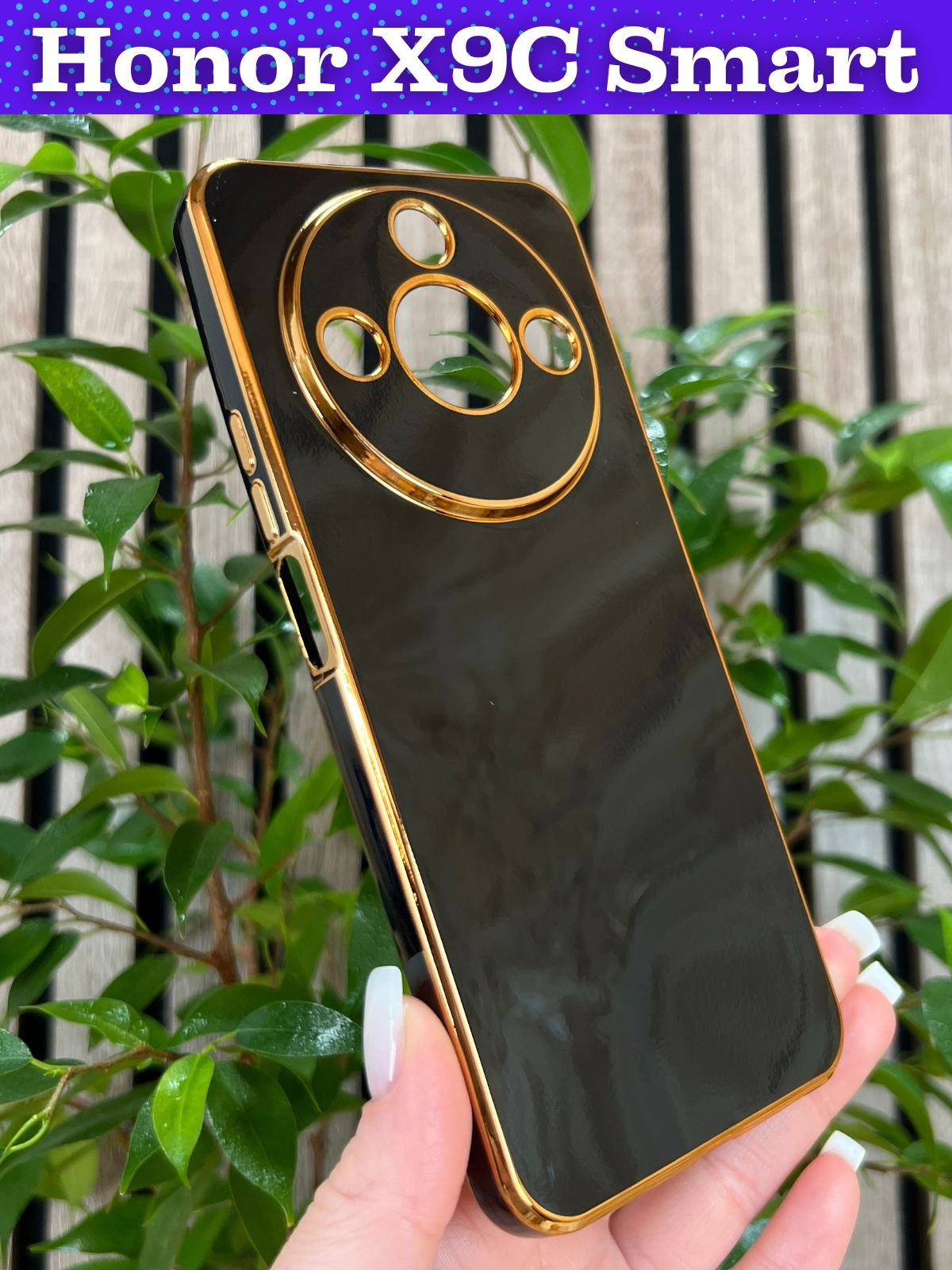 ЧехолнаHonorX9CSmart/ХонорХ9ССмартсиликоновыйinli(Чёрный)