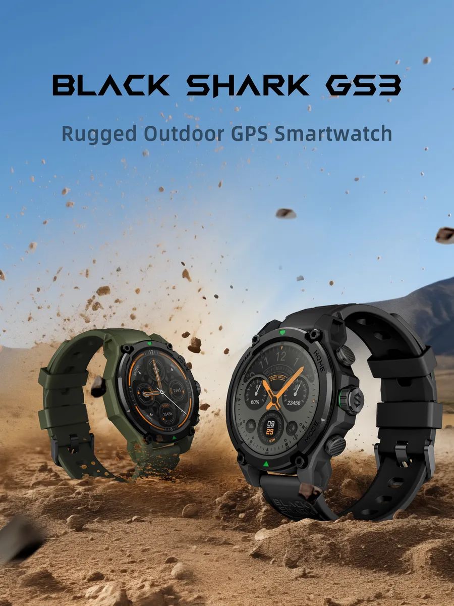 ВодонепроницаемыеСмарт-часыGS3сGPSотBlackShark