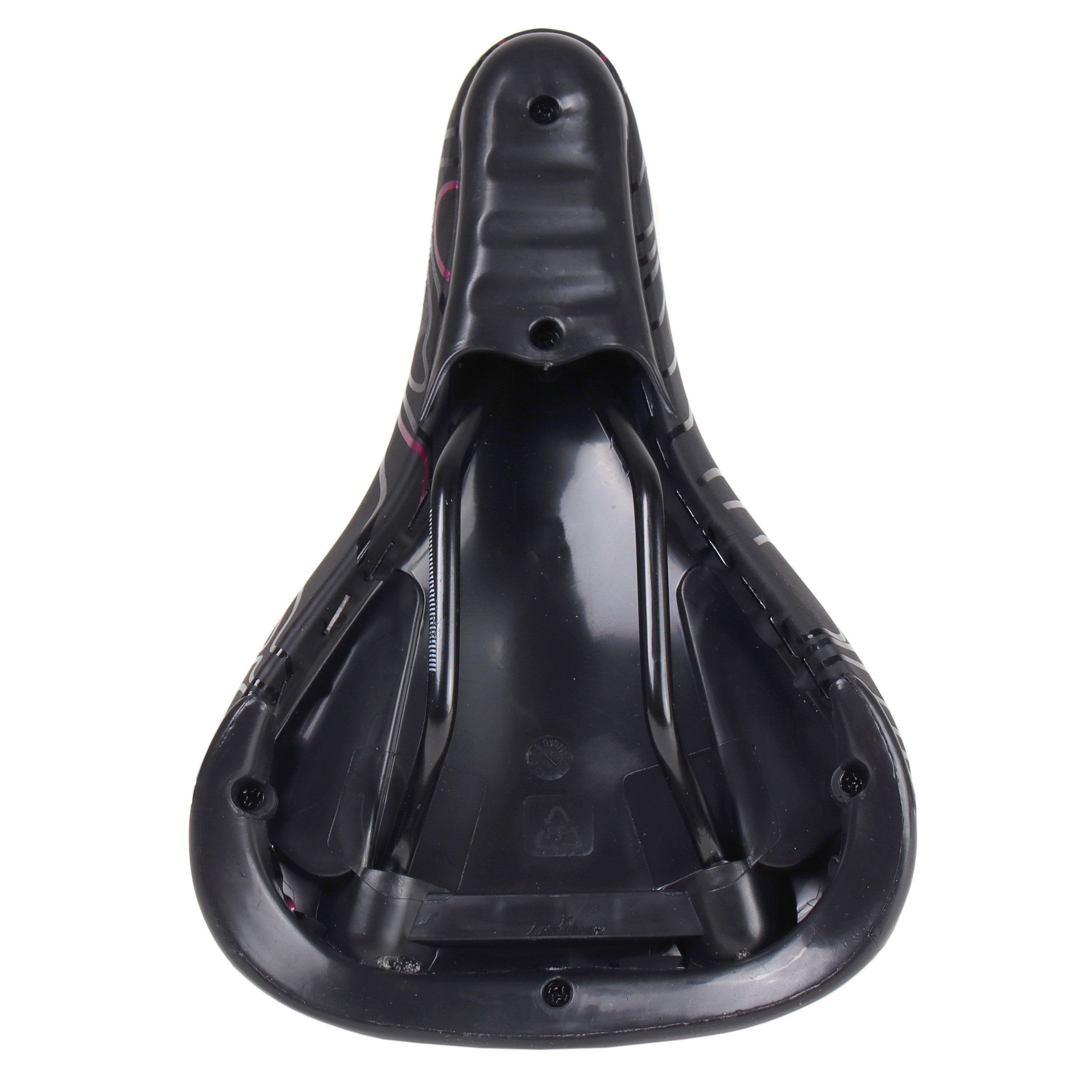 Седло велосипедное детское COMIRON FIL N964R 235x155 мм, чёрный с красным Седло велосипедное детское COMIRON FIL N964R 235x155 мм, чёрный с красным