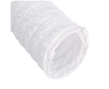 ВоздуховодгибкийPVC160x10мПВХбелыйVent-style