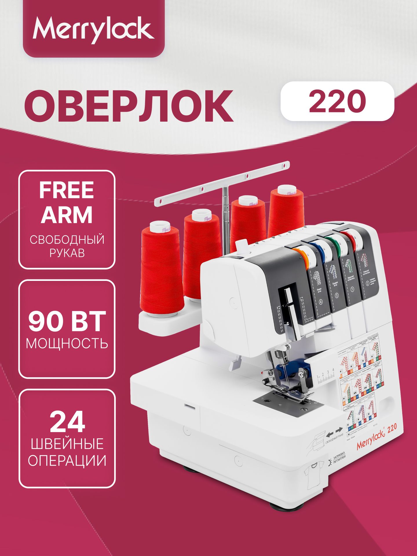 ОверлокMerrylock220