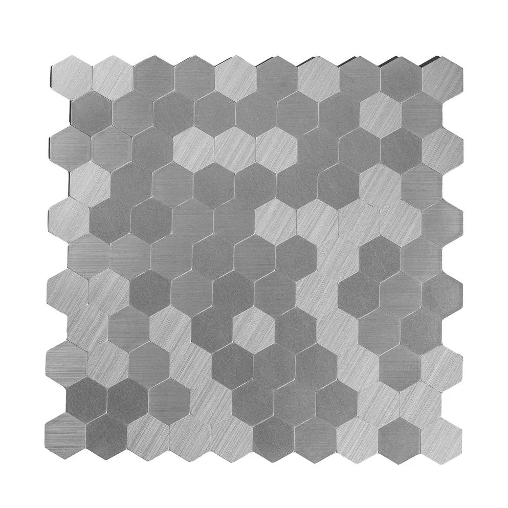 ПлиткамозаикасамоклеящаясяалюминеваясотыКерамограД29,5х29,7смAL01/20сеток