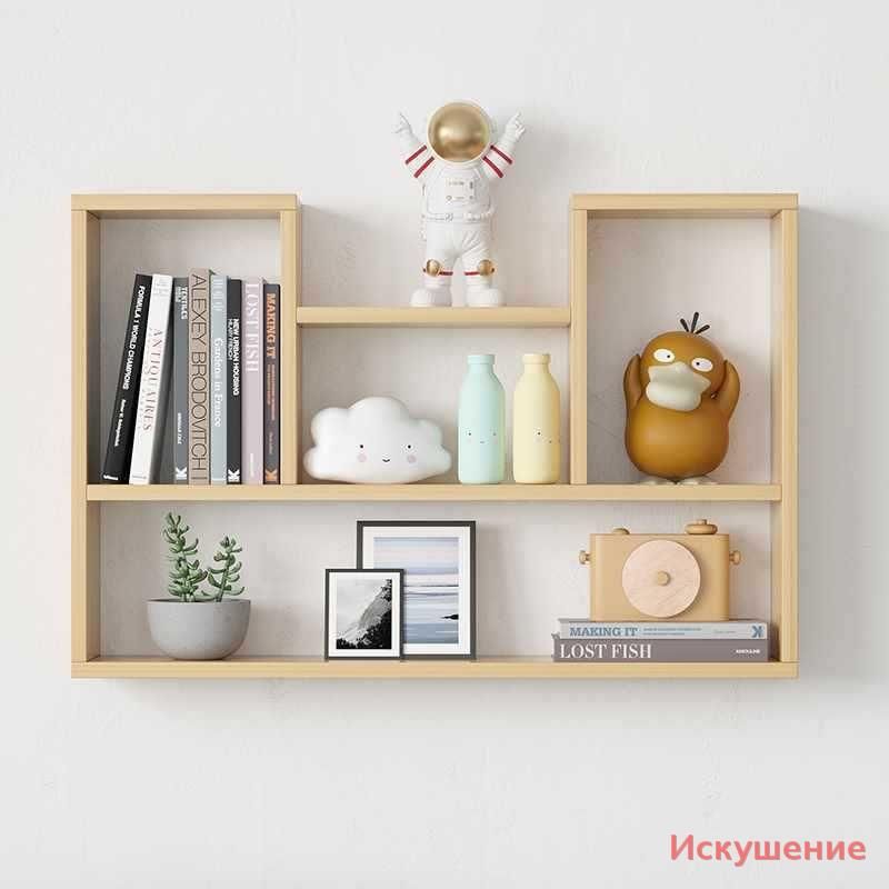 Домик-полка Настольная, 60х15х50 см, 1 шт.КоричневыйКитай купить c ...