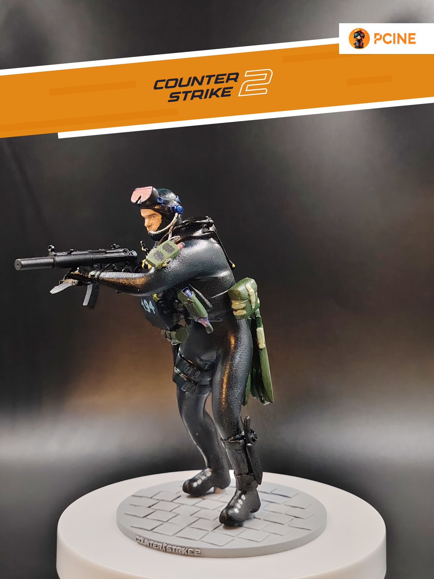 CS2 Фигурка/Моделька из игры Counter-Strike 2, Agent Cmdr.Frank 'Wet ...
