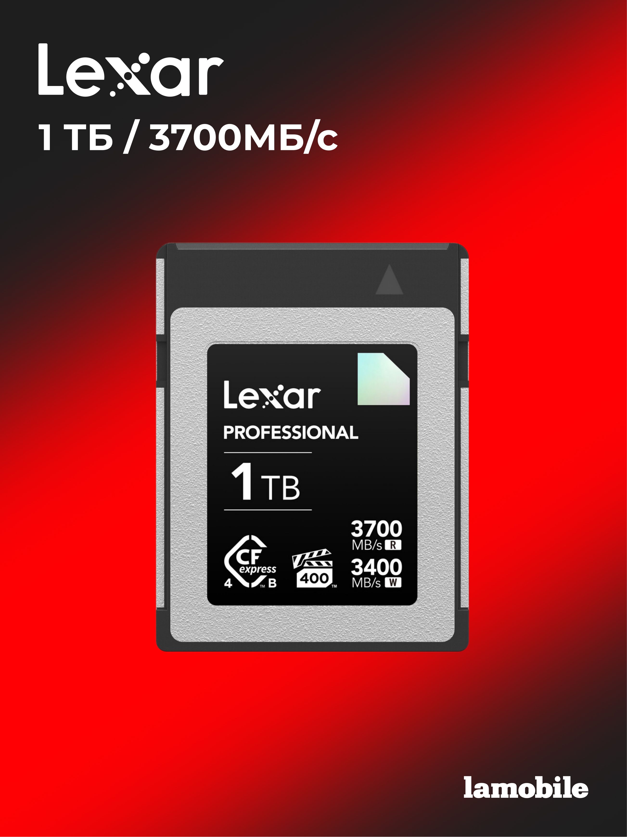 Карта памяти Lexar CFexpress 4.0 Type B Diamond 1TB