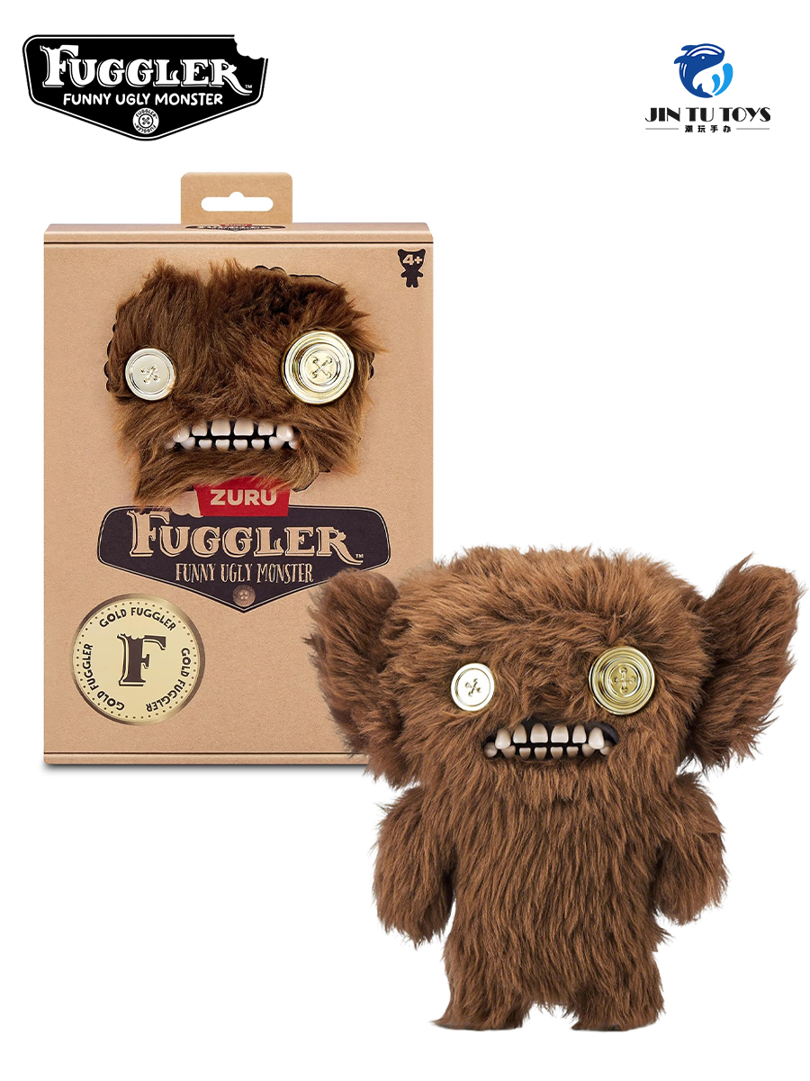 фугглер оригинал Fuggler Gold Fuggs Grumpy Grumps / Плюшевая игрушка ...