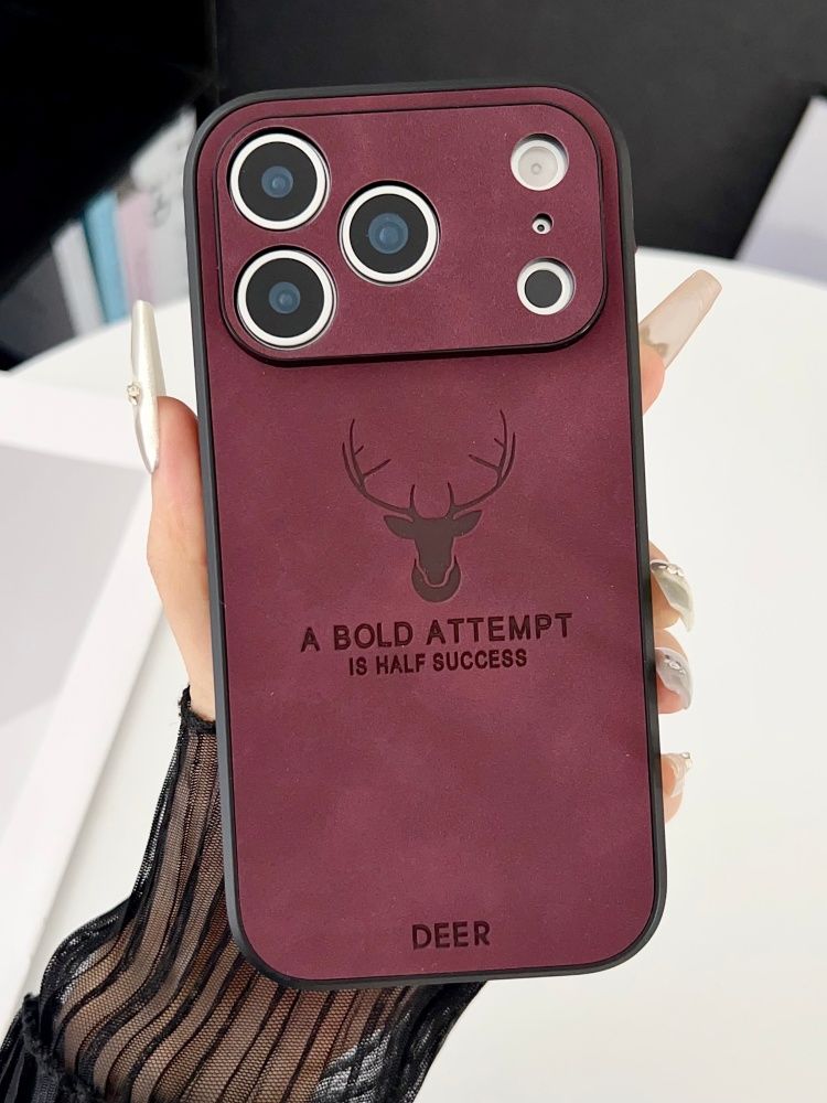 智能手机壳 用于 Apple iPhone 16, 热塑性聚氨酯, 酒红色