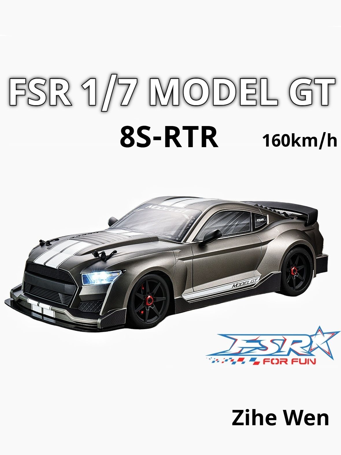 FSR MODEL GT 4WD RTR 2.4GHz 8S Бесщеточный 1/7 RC Электрическая модель ...