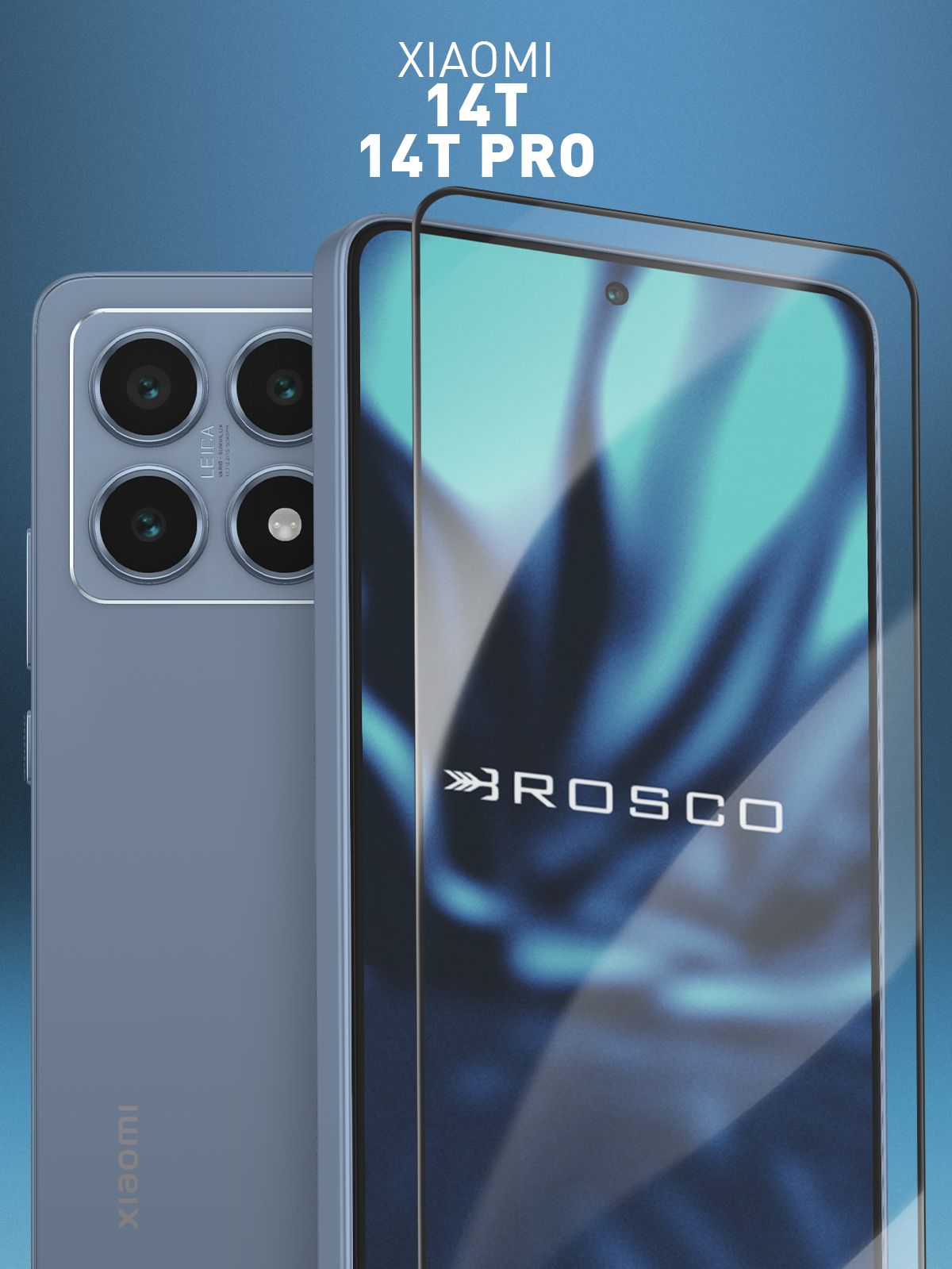 ЗащитноестеклодляXiaomi14TиXiaomi14TPro(Сяоми14ТиСяоми14ТПро)солеофобнымпокрытием,ROSCO