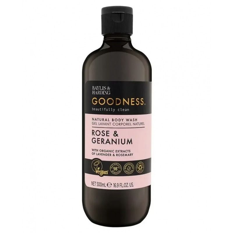 Baylis & Harding - Goodness Rose & Geranium Body Wash Гель для душа 500 мл купить