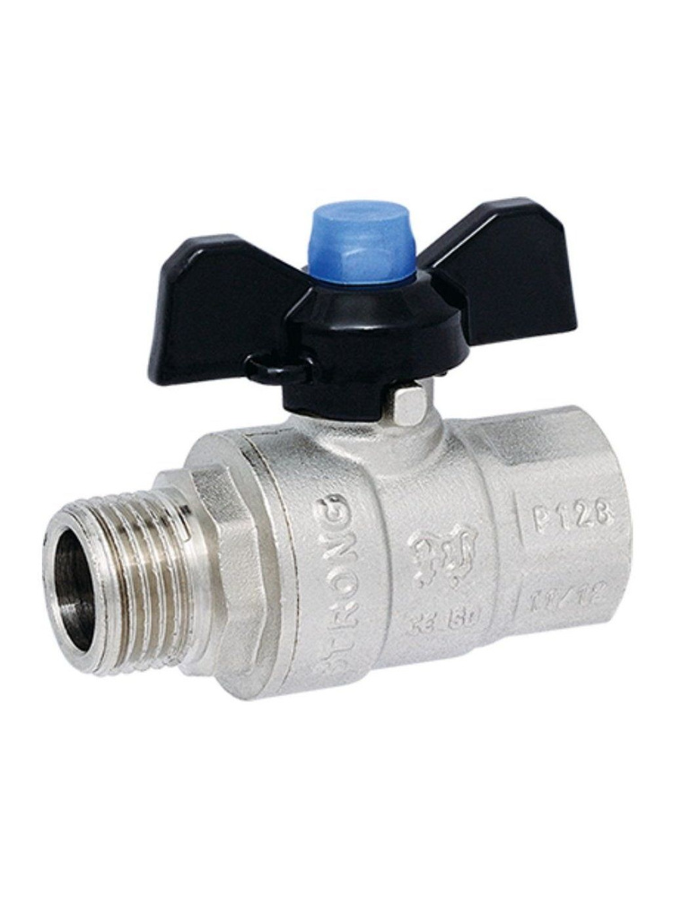 Кран для воды ProFactor Strong 1", г-ш, ручка-бабочка, артикул PF FBV 287 #1