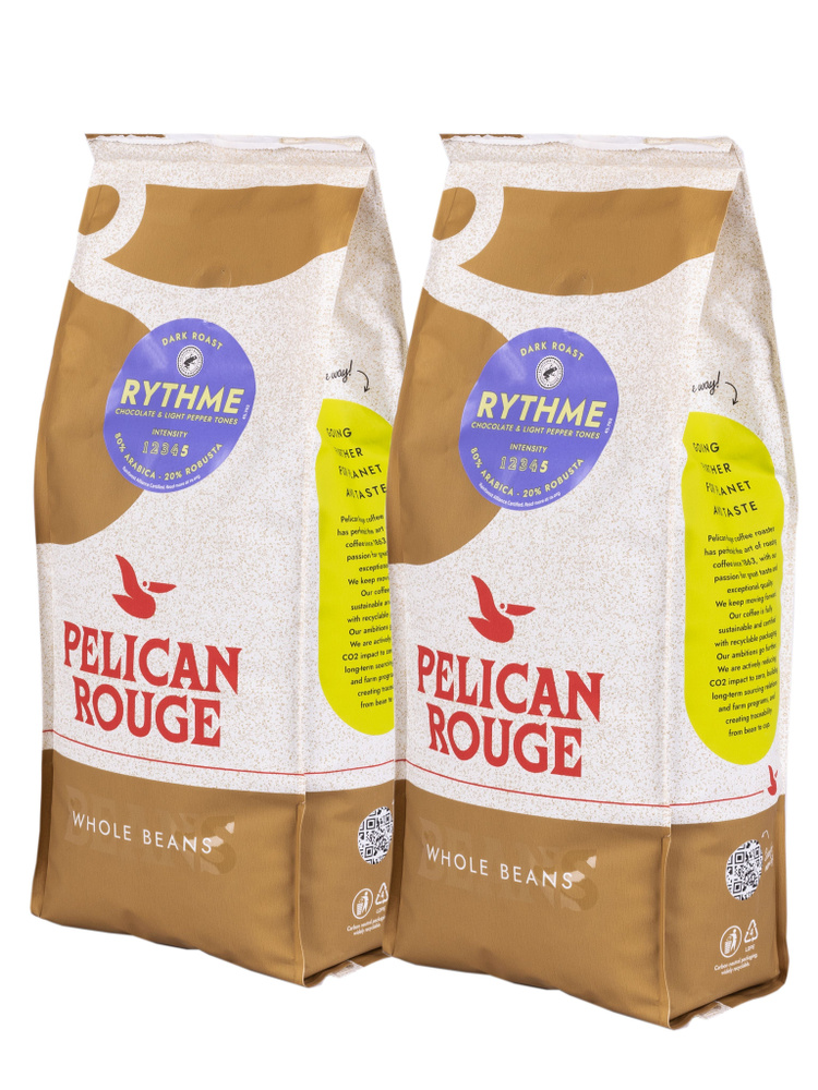 Кофе в зернах PELICAN ROUGE "RYTHME", набор из 2 шт. по 1 кг #1