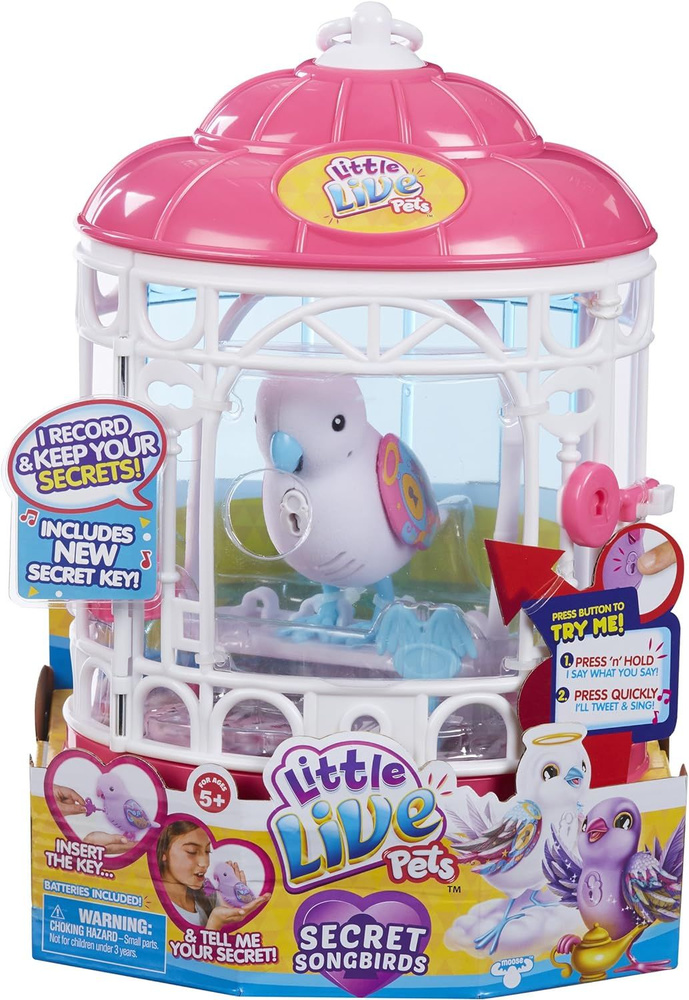 Little Live Pets Птичка, черепаха Интерактивные игрушки, подарки для ...