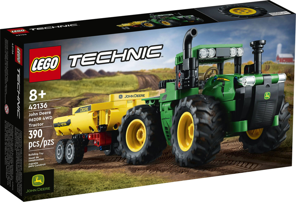 Конструктор LEGO Technic 42136 John Deere 9620R 4WD Tractor #1