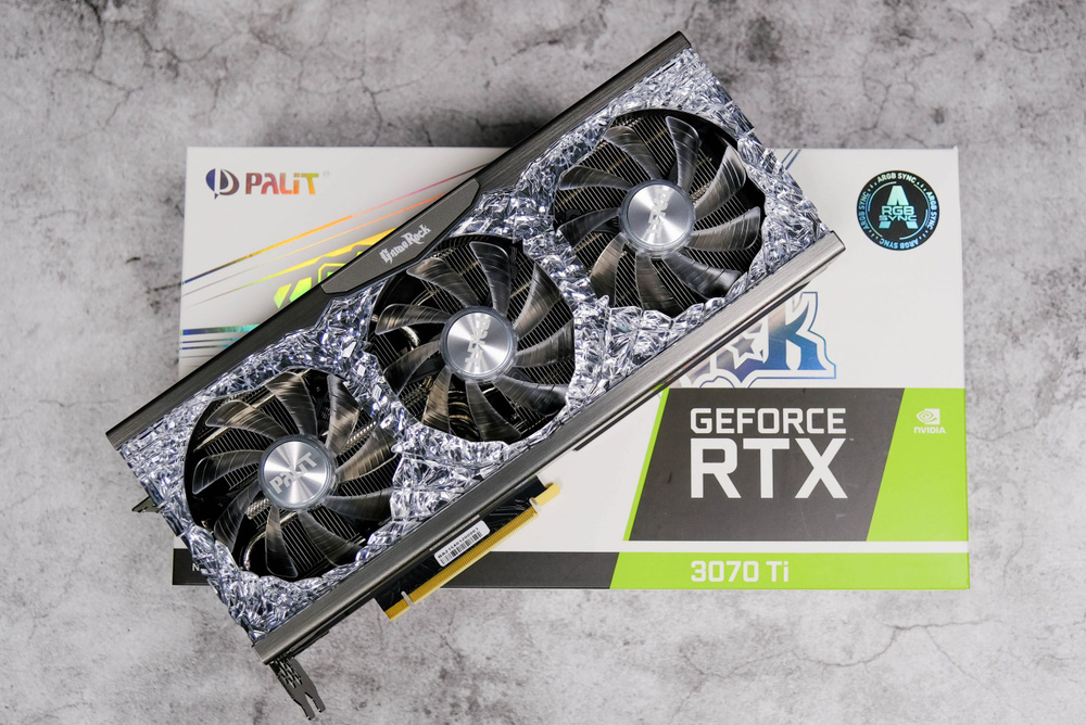 Видеокарта Palit GeForce RTX 3070 Ti, 8 ГБ PCI Express 4.0 HDMI