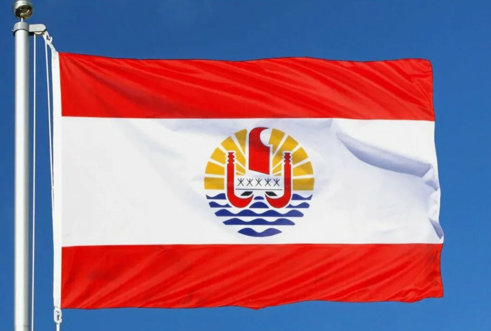 Флаг Французской Полинезии 70х105 см #1