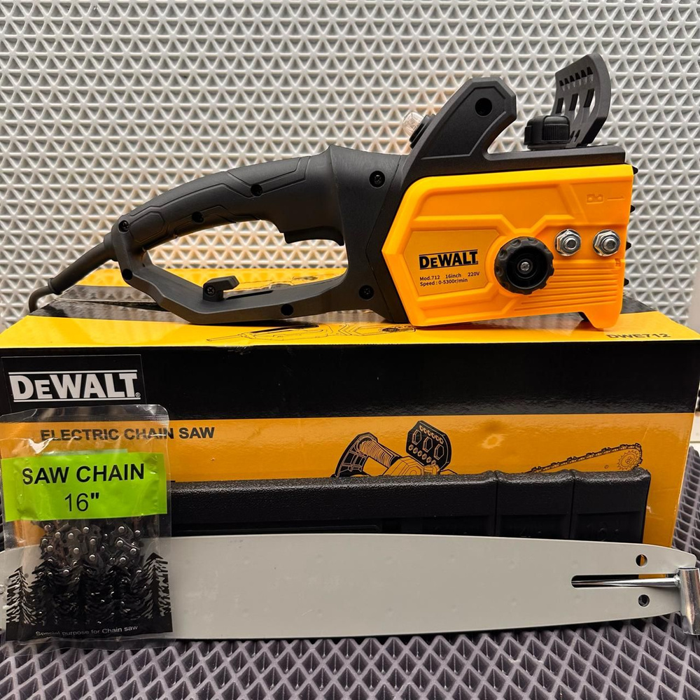 Электропила цепная DeWalt DWE712 2100w #1