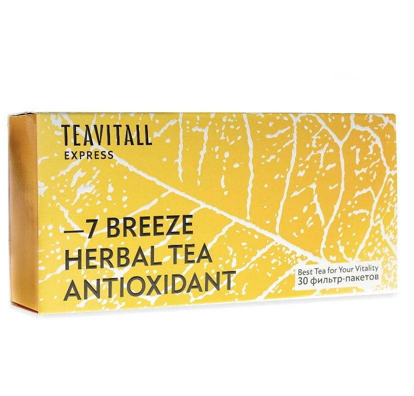 Чайный напиток антиоксидантный TeaVitall Express Breeze 7, 30 фильтр-пакетов  #1