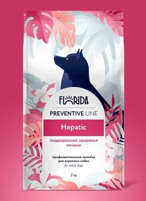 Сухой корм Florida Preventive Line Hepatic для собак, для поддержания и профилактики здоровья печени, #1