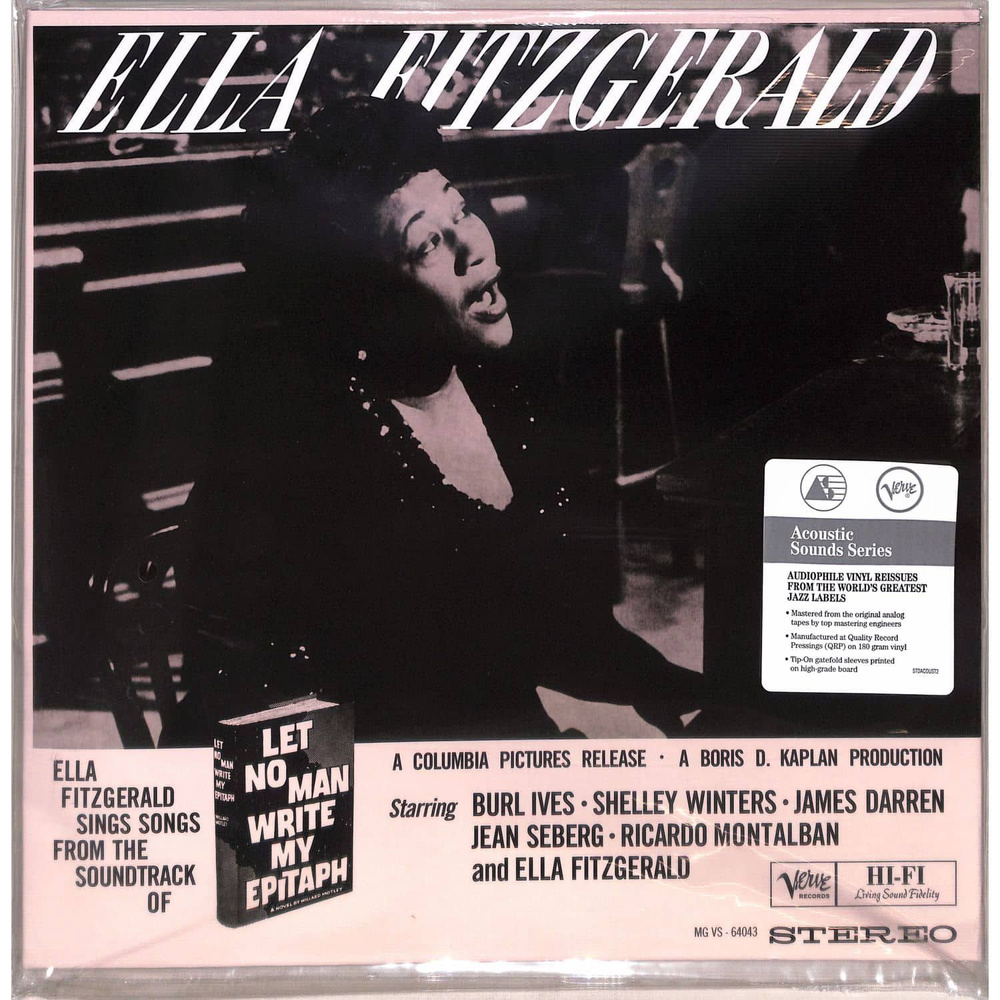 Ella Fitzgerald. Ella Fitzgerald Sings Songs From Let No Man Write My Epitaph (Acoustic Sounds Series) #1