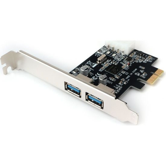 Контроллер 2 x USB3.0 Af PCI-Express SPCR-01, монтажная планка ...