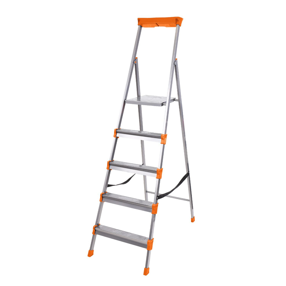 Стремянка 5 ступеней Nika СМ5 с лотком для инструментов для выполнения ...