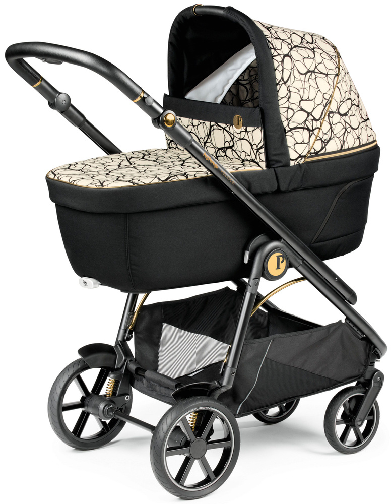 Коляска 3 в 1 Peg Perego Veloce Belvedere SLK Graphic Gold #1