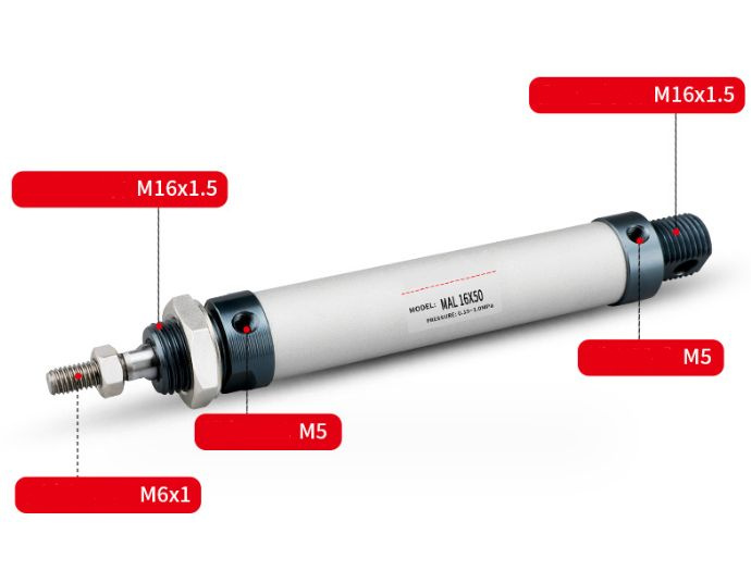 Пневмоцилиндр MAL16x100 #1