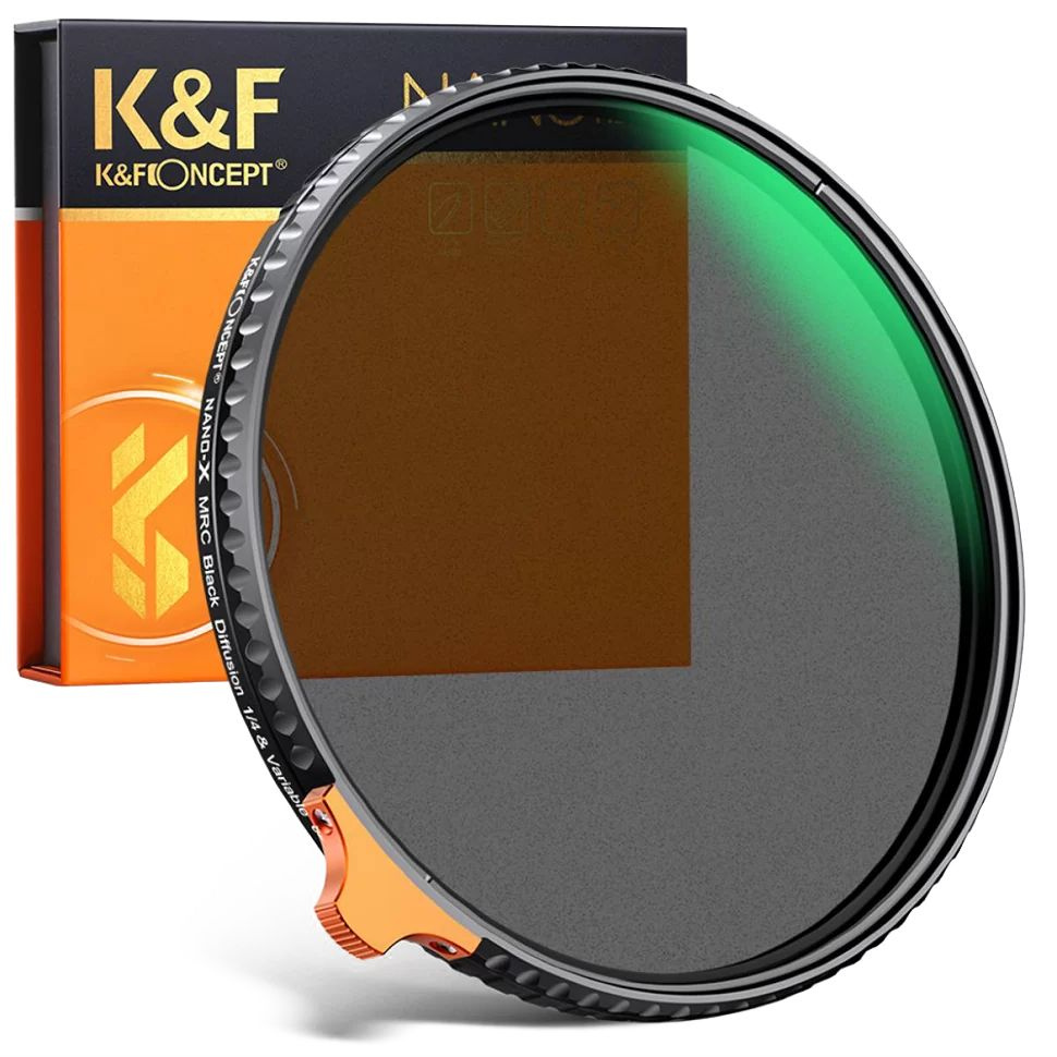 Светофильтр K&F Concept Nano-X Black Mist 1/4 ND2-32 62mm #1