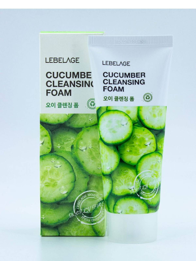 Lebelage / Пенка для умывания с экстрактом огурца LEBELAGE CUCUMBER CLEANSING FOAM  #1