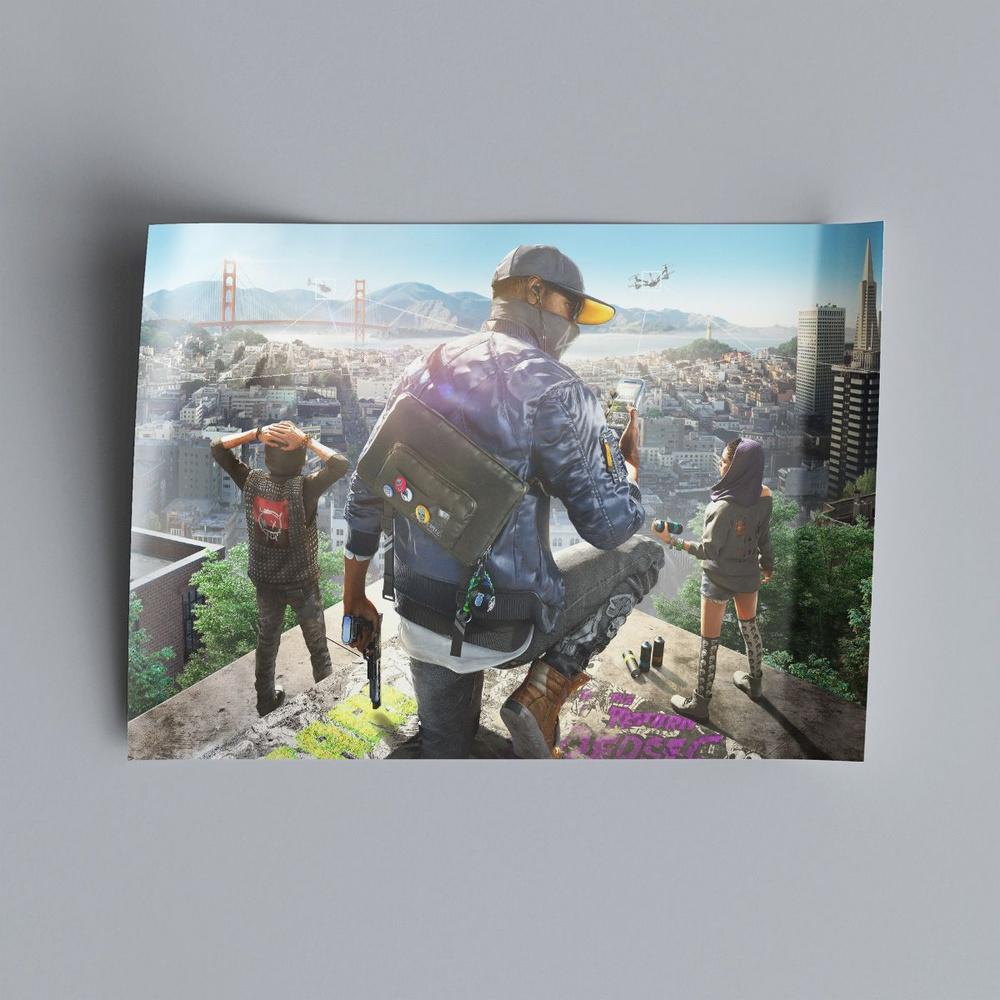 Постер Watch Dogs #11, 30x40 см #1