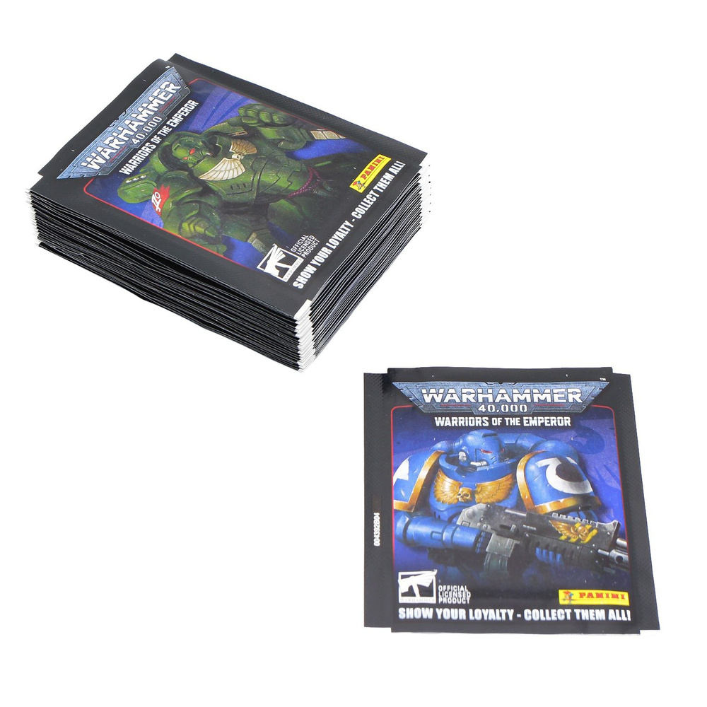 Panini / 30 пакетиков Warhammer 40,000: Warriors of the Emperor / 150 наклеек #1