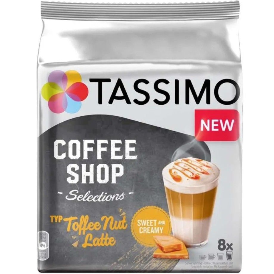 Кофе в капсулах Tassimo Coffee Shop Selections Toffee Nut Latte (со вкусом карамели и ореха)  #1