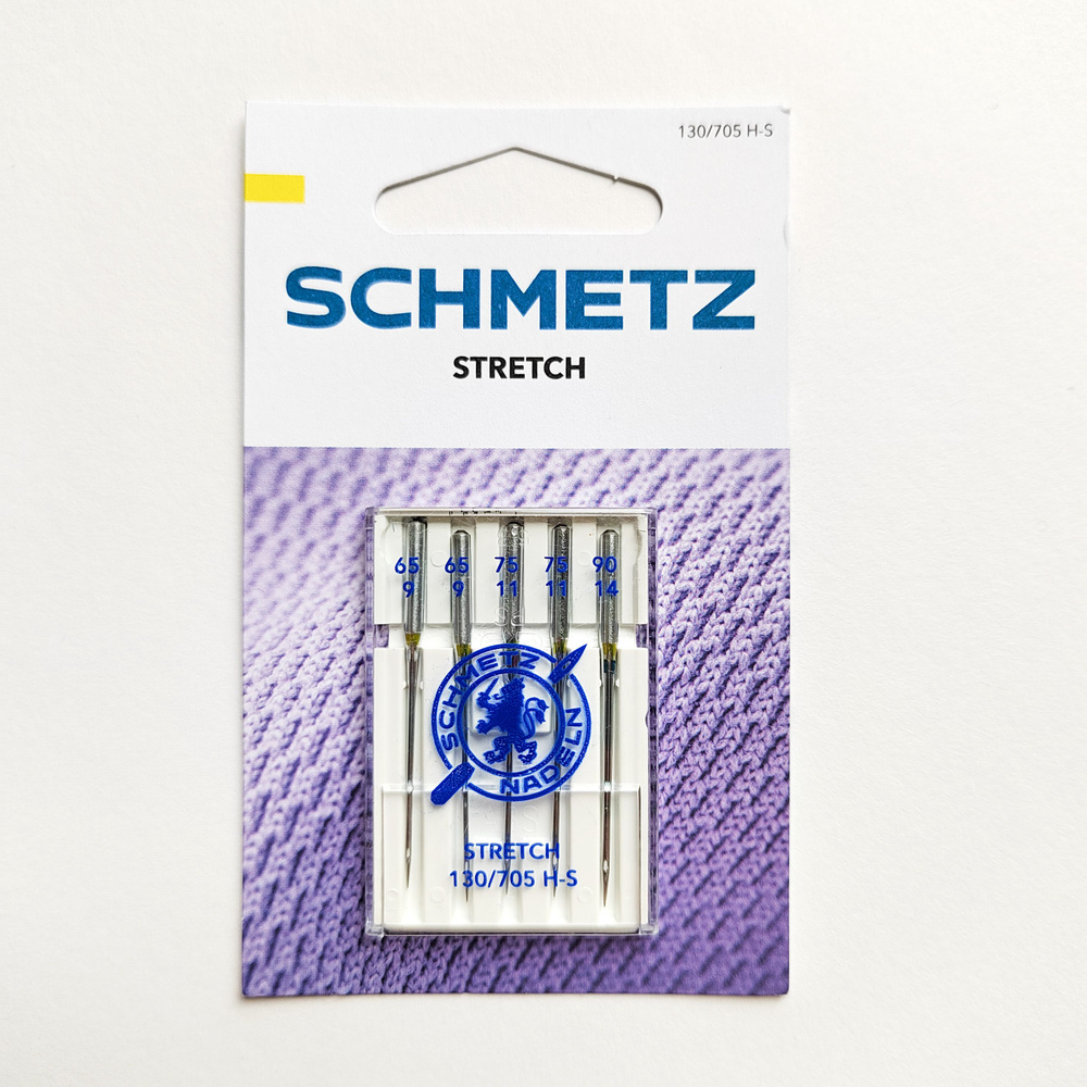 Иглы Schmetz стретч № 65(2), 75(2), 90(1), 5 шт. #1