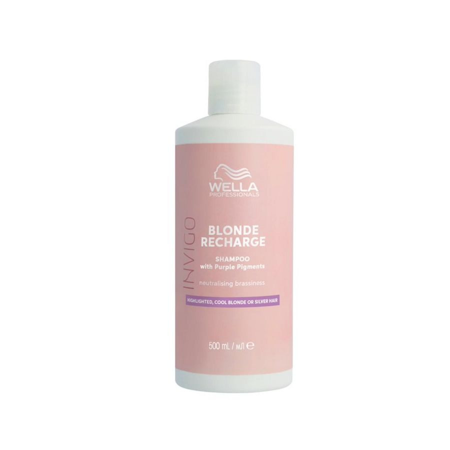 Wella Invigo Blonde Recharge Shampoo With Purple Pigments - Шампунь для мелированных, холодных светлых #1