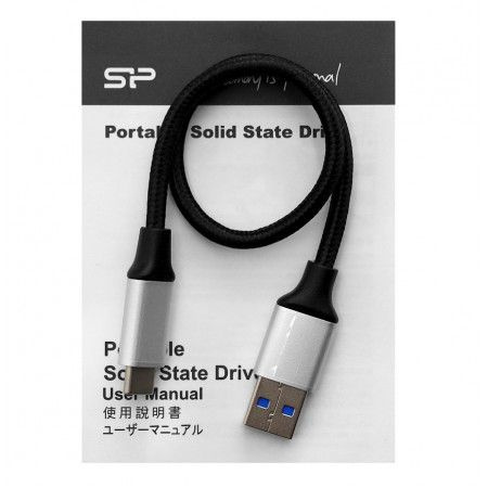 960GB Внешний SSD диск Silicon Power PC60 (SP960GBPSDPC60CK) черный #1