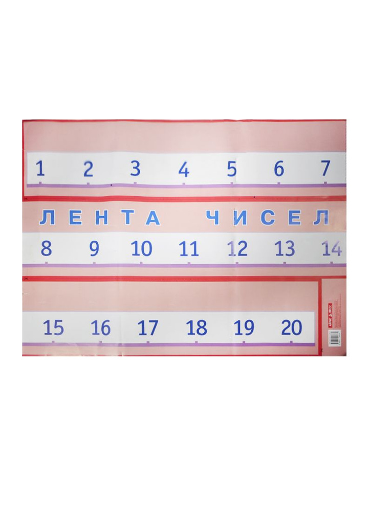 Лента чисел. Наглядное пособие для начальной школы - купить с доставкой ...