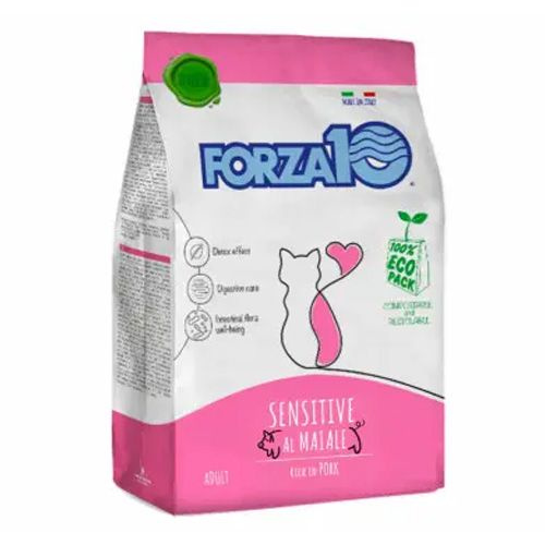 Forza10 Maintenance Sensitive Maiale / Сухой корм Форза для кошек с Чувствительным пищеварением и кожей #1