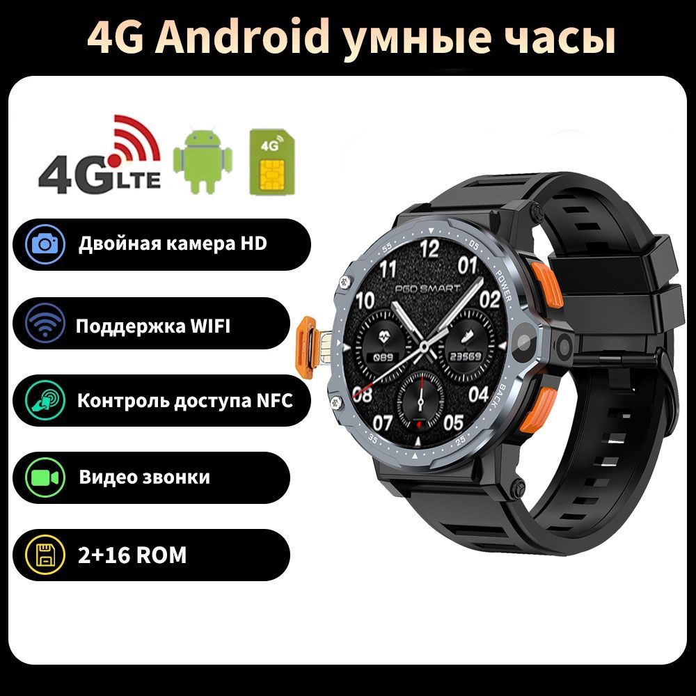 SACOSDING Умные часы Rs-вставка карты-PG999, 43mm, Camouflage(2GB+16GB) #1