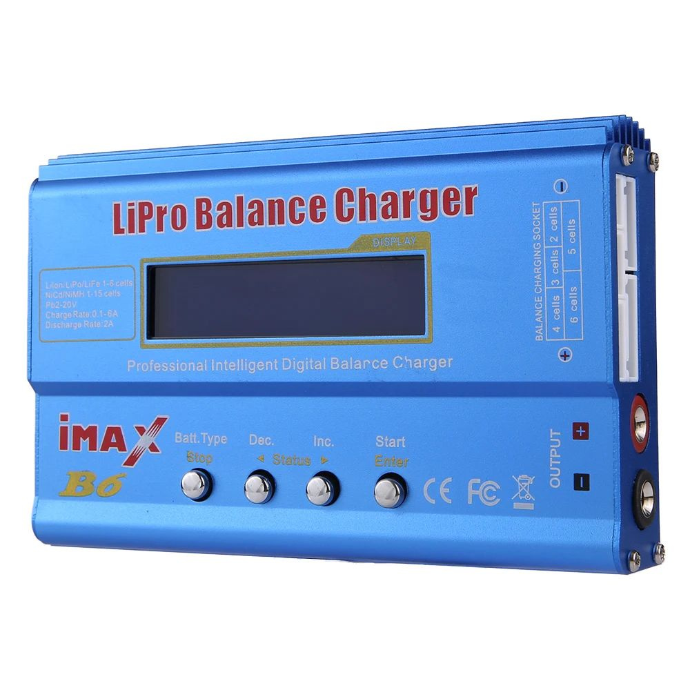 Зарядное устройство iMAX B6 AC RC 80W + блок питания 12V 6A, для литий ...