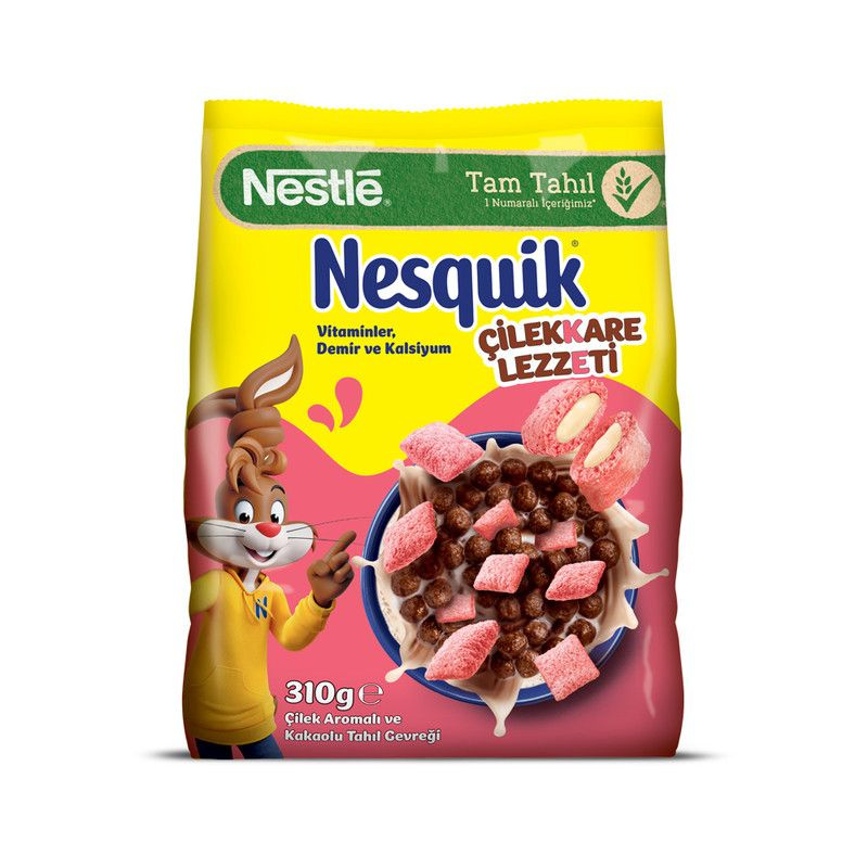 Готовый завтрак Nesquik Клубничный вкус 310 г - купить с доставкой по ...