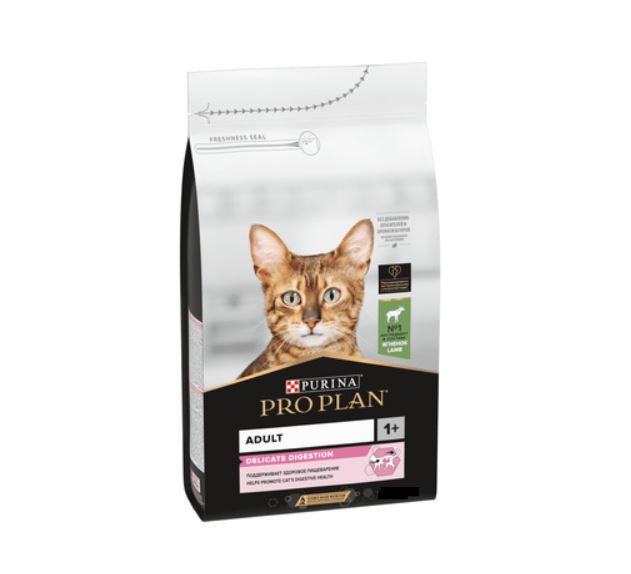 Purina Pro Plan Сухой корм для кошек с чувствительным пищеварением ягненок (Delicate) 0,4кг  #1